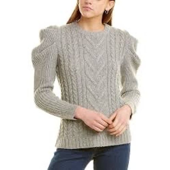 Madeleine Thompson Wengen Cashmere Blend Sweater Size Medium